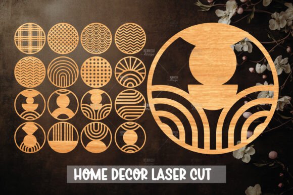 16 Round Sign Laser Cut SVG: Perfect for Crafters