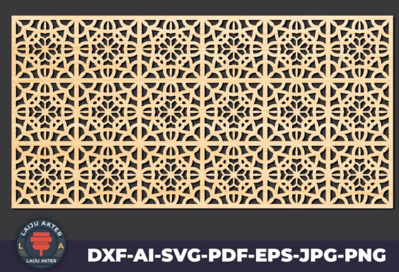 Elegant Craft Designs with Ornament Pattern Laser Cut SVG