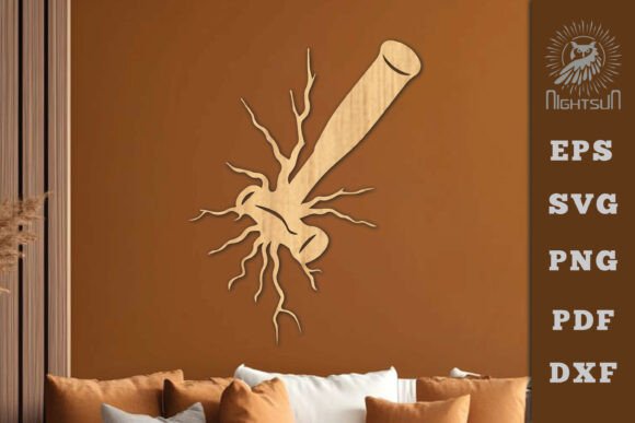 Hammer Crack Lasercut Wall Decor SVG for Crafts