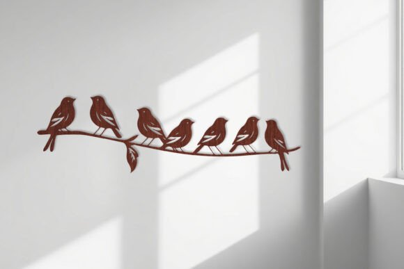 Laser Cut Birds and Tree Wall Art SVG for Nature-Inspired Projects