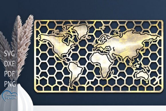 Map Laser Cut Wall Decor: Timeless Design for Your Walls
