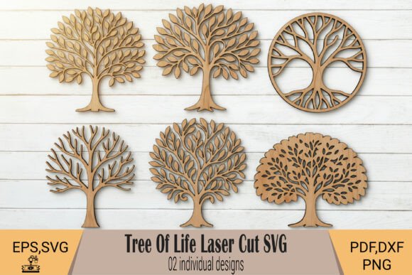 Tree of Life Wall Art Laser Cut SVG Designs
