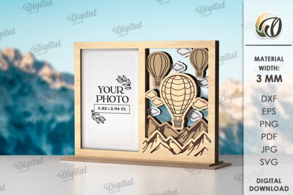 Vacation Frame Laser Cut: Perfect Photo Display